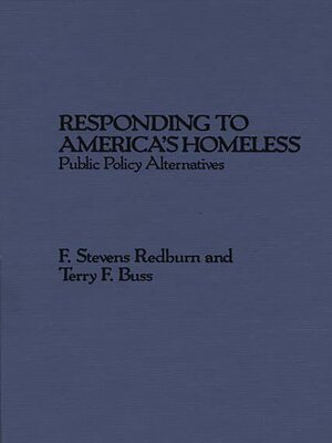 cover image of Responding to America's Homeless